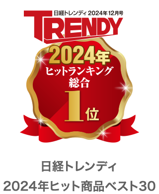 日経トレンド2024年12月　TRENDY 2024年ヒットランキング総合1位 日経トレンド2024年ヒット商品ベスト30